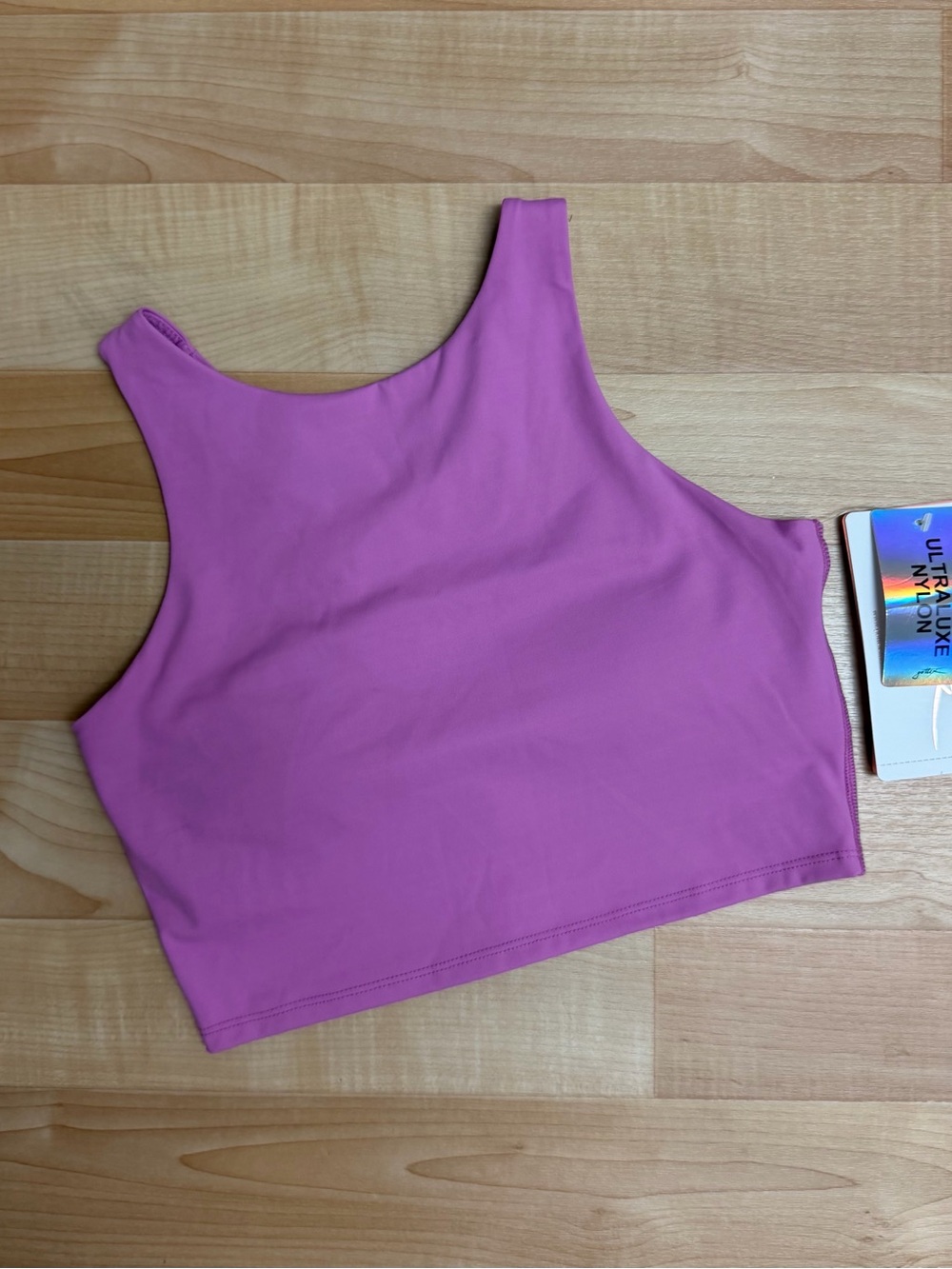NWT Gottex Studio Longline Racerback Sports Bra Crop Tank Passion S